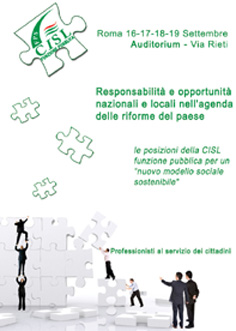 126 – Riforma delle Pubbliche Amministrazioni – Importante convegno CISL
